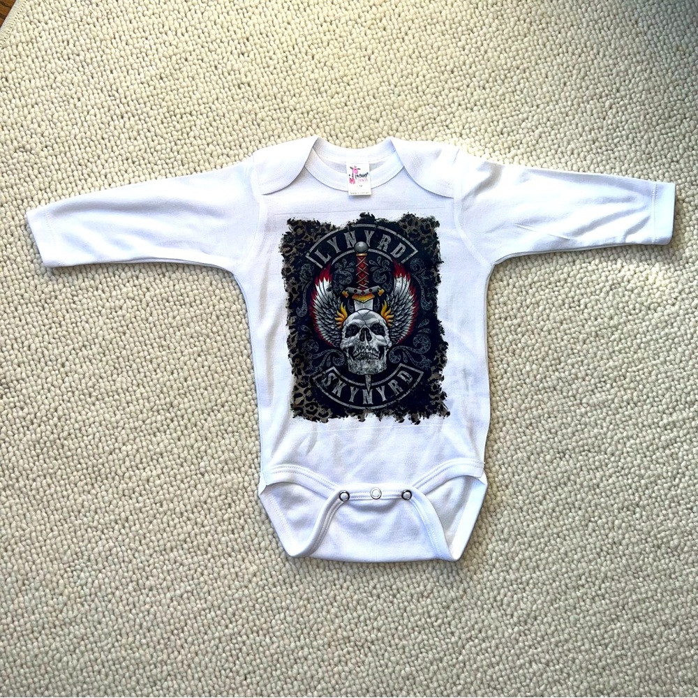NWOT Lynyrd Skynyrd l/s baby onesie
